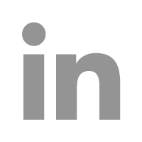 Grey LinkedIn Icon